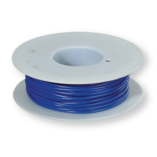 Bobine de câble bleu HO7 50m, 1,5 mm², mandrin de 25 mm